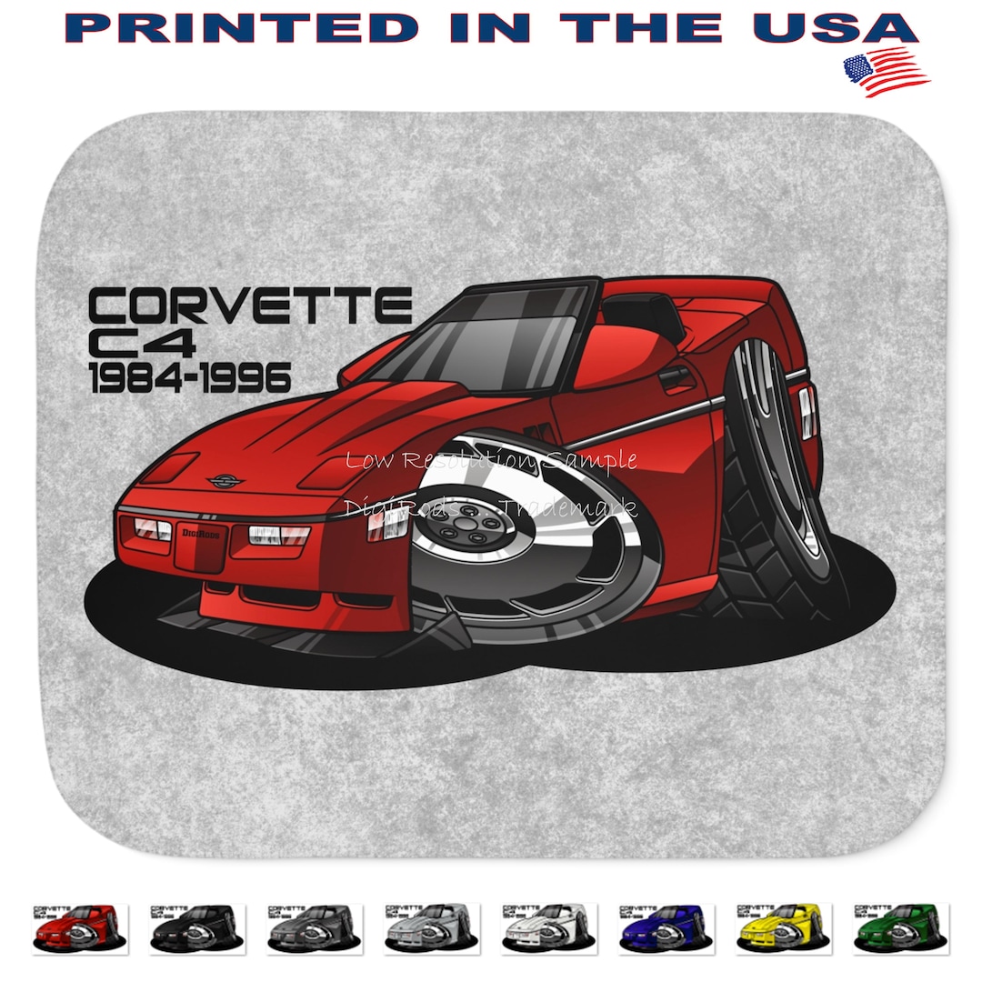 Digirods Corvette C4 Convertible Model Year Letters Display Logo ...