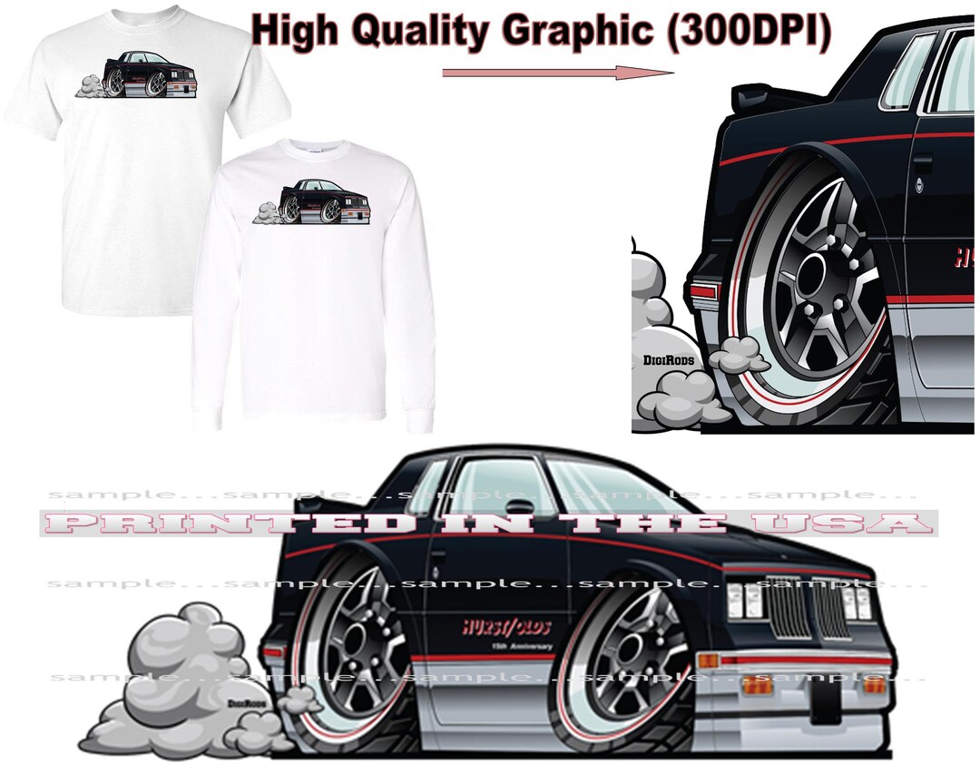 Oldsmobile Hurst Olds Hurst/olds Black 1983 Model Digirods Cartoon Car ...