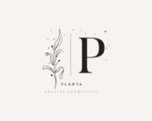 Premade Logo Design, Laurel Leaf Olive Branch and Wreath Logo, Minimalist Logo, Watermark Logo, Business Logo, Hand Drawn Logo
