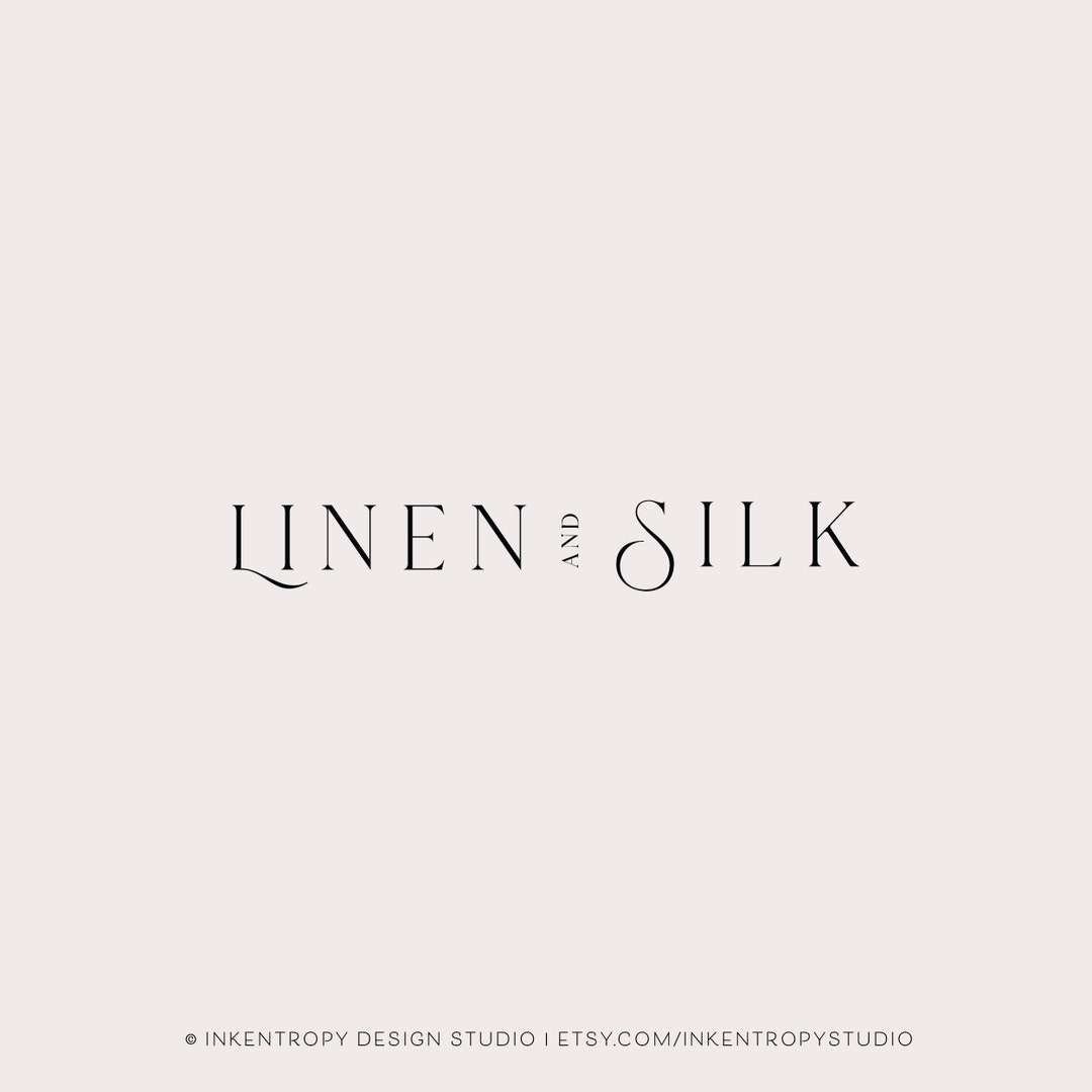 Premade Logo, Script Logo, Modern Logo, Minimalist Brand Design, Small ...