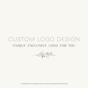 I Will Create Custom Logo Design and branding identity for your Business, Professional Graphic Designer, Hand Drawn, Unique Logo