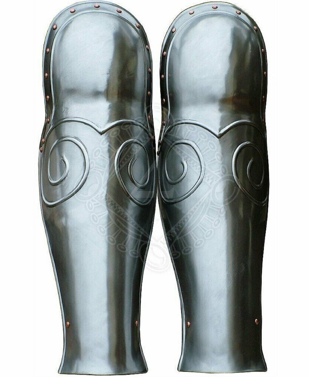 Knight Leg Armor Greaves Leg Guard Armor Wearable Steel Leg Plate