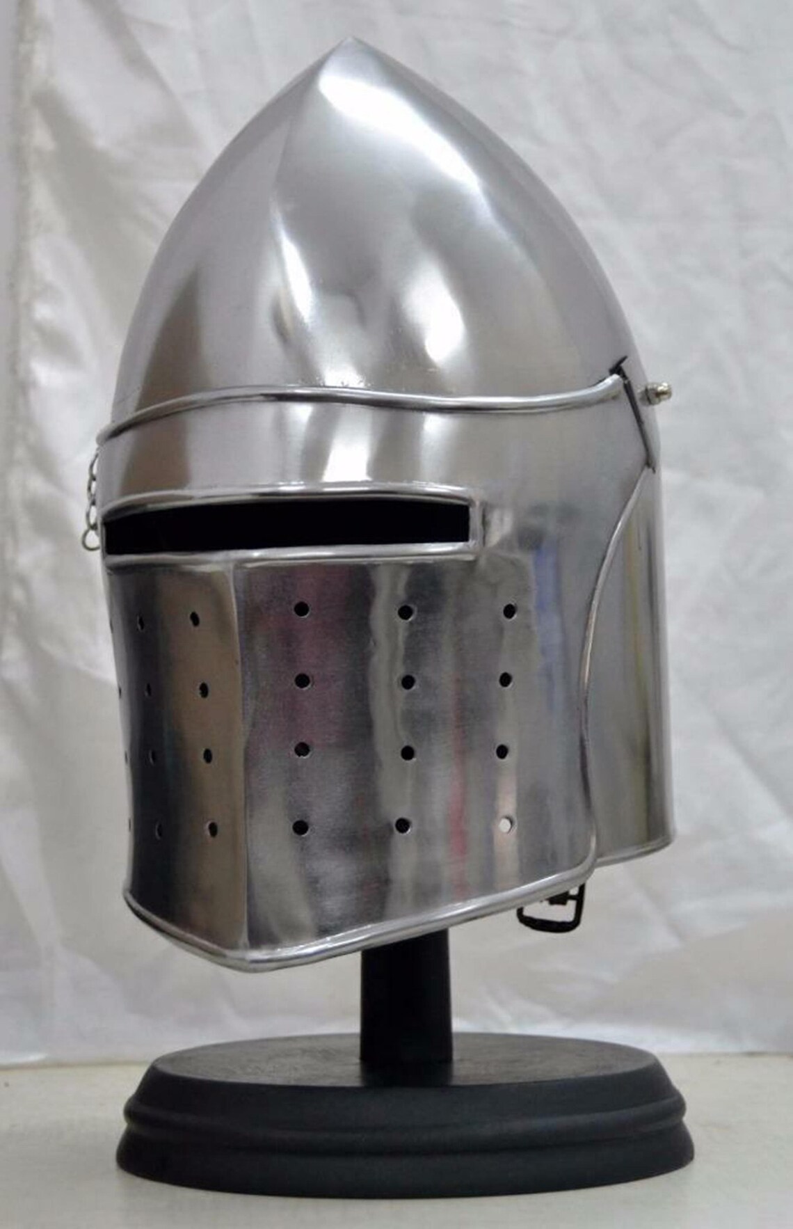 Visored Barbute Helmet Armor Knights Helmet 15th Century Etsy