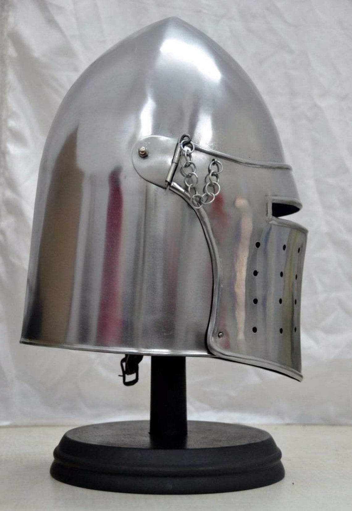Visored Barbute Helmet Armor Knights Helmet 15th Century Etsy