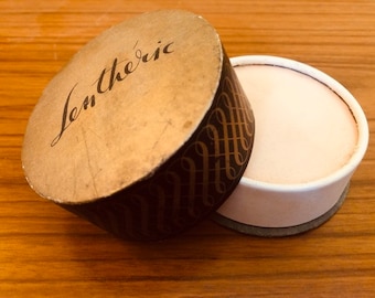 French Vintage Unopened 'Poudre Lentheric' Paris loose powder/foundation