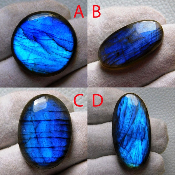 Blue Labradorite Cabochon ! Blue Labradorite Lot ! Round Shape Labradorite ! Loose Labradorite Gemstone ! Silver Jewelry Wire Wrapping Stone