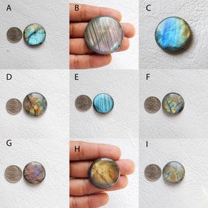 multi fire Labradorite Cabochon Round Shape lot ! Blue fire labradorite cabochon gemstone ! Ring And Pendant silver Jewelry Making Supplies