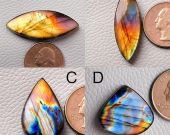 Natural Golden Purple labradorite cabochon ! purple labradorite lapidary ! Texture ! metaphysical properties ! sterling silver jewelry