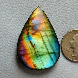 Natural Multi Purple Fire Labradorite cabochon ! Purple Labradorite ! Designer Gemstone cabochon ! AAA Quality Silver Jewelry Ring pendant