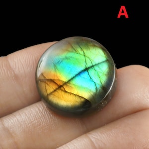 Cabochão de labradorita multifogo natural! Redondo! Oval! Retangular! Formato almofada! Pingente de anel de prata para fazer joias com pedras soltas