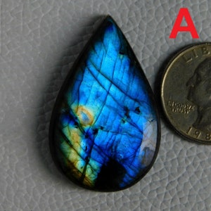 Labradorita Azul Natural Pedra Preciosa Qualidade AAA Preço de Atacado Pedra Labradorita Azul Cabochões Artesanais E Labradorita Polida à Mão