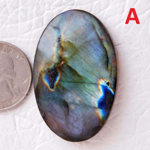 Cabochão de labradorita violeta e roxa! Cabochão de labradorita multi-roxa! Labradorita! Labradorita de grife! Cabochões raros de qualidade AAA