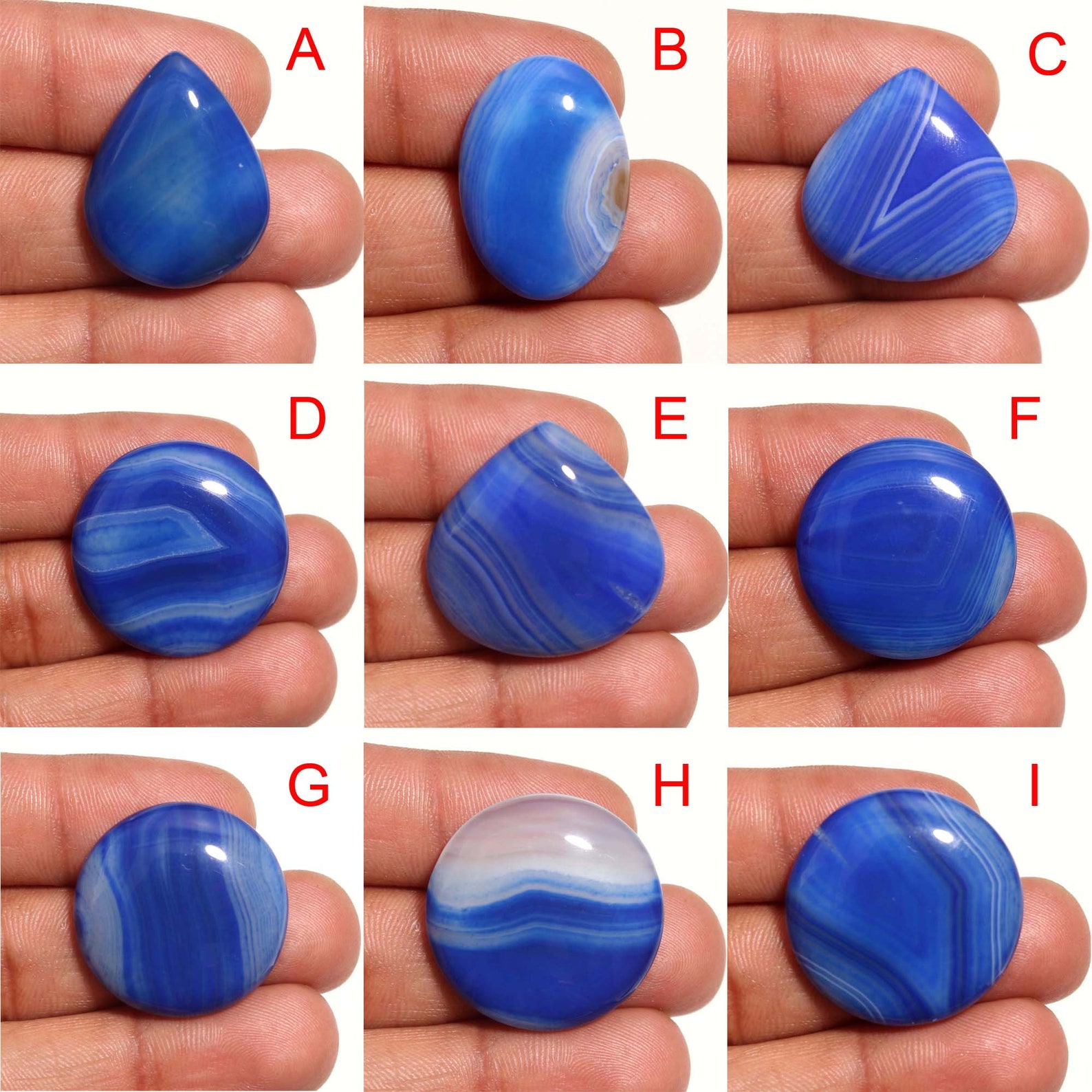 Sky Blue Color Dyed Onyx Cabochon Onyx Cabochon Round Etsy