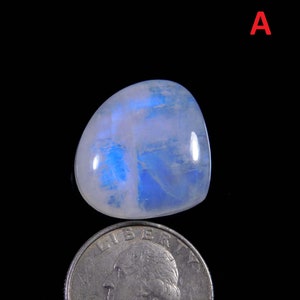 Lindo lote de cabochões de pedra da lua branca arco-íris de qualidade AAA! Anel e pingente de pedra para fazer joias de prata, pedra para bricolagem, polimento manual suave.
