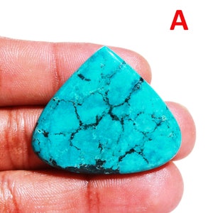 Cabochon turquoise naturel ! Cabochon turquoise ! Pierre ! Bijoux ! Américain ! Blanc ! Fiançailles ! Cristal ! Argent ! Cabochon