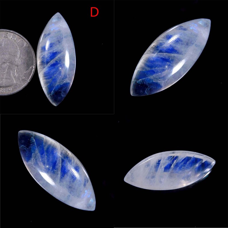 Ring and pendant Size Silver jewelry making Stone Natural Flashy White Rainbow Gemstone White Rainbow Moonstone Cabochon mix Shape lot