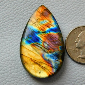 Cabochão de Labradorita Roxa Multicolorida e Brilhante! Labradorita! Labradorita Roxa! Pedra Preciosa AAA de Alta Qualidade no Atacado