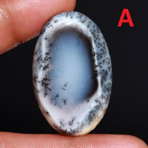 Opala Dendrítica! Pedra preciosa de Opala Dendrítica, Cabochão de Opala Dendrítica, Cabochão de Opala Dendrítica no Atacado, Cabochão de Opala Dendrítica Lisa para Joias