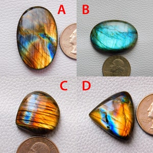 Cabochão de labradorita natural multi-brilhante, pedra preciosa para enrolar fios e fazer joias de prata, suprimentos de atacado de pedras preciosas de labradorita