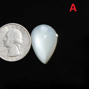 Lote de Cabochão de Pedra da Lua Cinza! Cabochão em atacado! Lote de pedras mistas! Pedra cinza chamativa! Coleção rara de pedras para joalheria