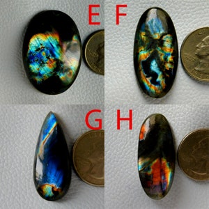 ¡Cabujón de labradorita espectrolita! ¡Piedra preciosa de labradorita violeta múltiple! ¡Significado! ¡Venta! ¡Propiedades! ¡Cabujón! ¡Lapidario! ¡Colgante de anillo!