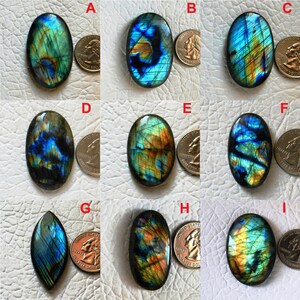 Lotto di cabochon di labradorite multifuoco - Mix di pietre preziose di grado AAA per la creazione di gioielli e forniture artigianali