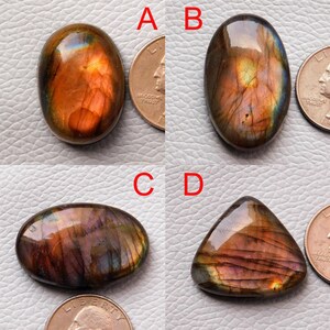 Purple Labradorite Cabochon: Flashy Gemstone for Silver Jewelry