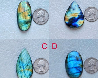 Labradorite Gemstone - Labradorite cabochon ! Multi fire labradorite lot ! Blue labradorite lot ! Purple Labradorite ! Pendant necklace