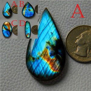 Incrível lote de cabochão de labradorita azul! Labradorita azul! lote de labradorita! pedra preciosa azul-celeste labradorita! forma mista Pedra de joia de prata