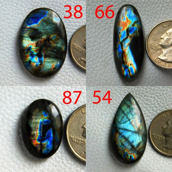 Natural Spectrolite Labradorite cabochon ! Spectrolite labradorite Gemstone ! labradorite ! cabochon ! gemstone lot ! loose ! silver jewelry