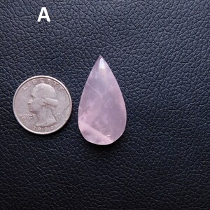 Lindo cabochão de quartzo rosa rosa! Mistura de quartzo rosa em formato e tamanho para anéis e pingentes, ferramentas para fazer joias de prata.