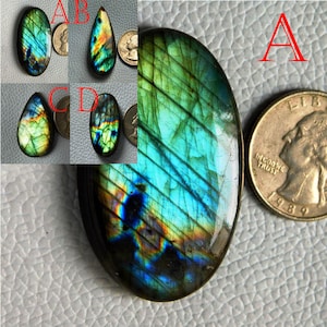 Blauwe en groene labradoriet cabochon lot Multi fire edelsteen! Klein formaat! Labradoriet! veel! Labradoriet edelsteen spectrolietontwerp