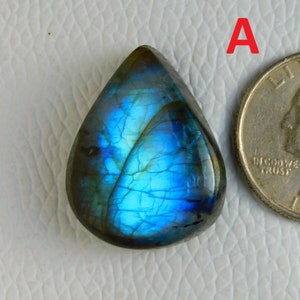 Blauwe flitsende labradoriet, AAA labradoriet, cabochon edelsteen, voor gebruik bij sieraden, metafysische mineralen, reiki chakra, cabochons, steen