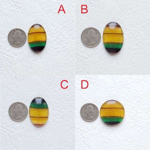 Cabochão de fluorita multicolorido de designer! Qualidade AAA! Pedra preciosa de jaspe fluorita, pedra preciosa solta de fluorita para joias do tamanho de anéis e pingentes