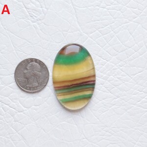 Natural Fluorite Cabochon Mix Shape Gemstone,AAA Quality Fluorite Loose Gemstone for Ring And Pendant Size Silver Jewelry Flourite Stone