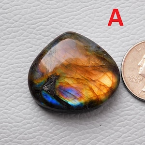 Cabochão de labradorita natural multifogo, formato e tamanho variados, pedra preciosa labradorita para fabricação de joias de prata, suprimentos de atacado
