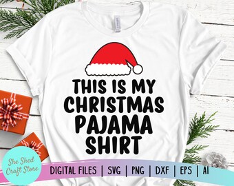Download Christmas Pajama Svg Etsy