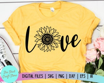 Download Love Flower Svg Etsy