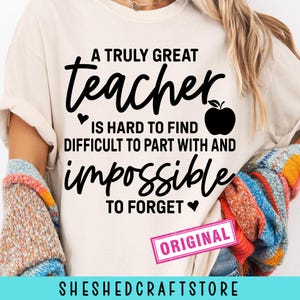 A Truly Great Teacher Is Hard To Find SVG, Cut File, Cricut, Commercial Use, Teacher Life Svg, Teacher Saying Quote, Best Teacher Svg