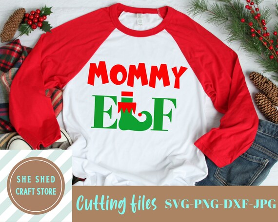 Download Free Mommy Elf Family Christmas Svg Christmas Shirt Svg Svg Files Etsy SVG DXF Cut File