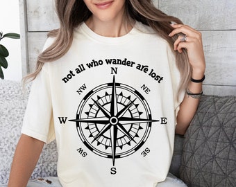 Wanderlust SVG, Not All Who Wander Are Lost Shirt, Camping Life Svg, Silhouette, Cricut, Cameo, Digital, Adventure Svg, Camping Shirt Svg