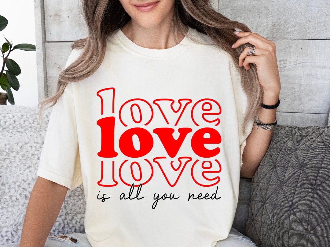 El amor es todo lo que necesitas SVG PNG, Xoxo Svg, Corazón Svg, San ...