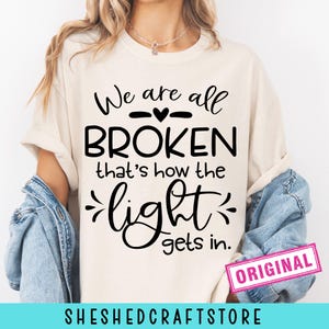 We Are All Broken Christian SVG, Religious Svg, Faith Svg, Jesus Png, Christian Png, Inspirational Svg, Religion Svg, Cut Files for Cricut