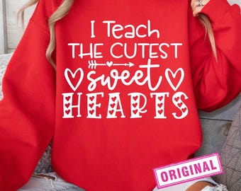 Teacher Valentine SVG Files, Cutest Sweet Hearts Design (Digital Download)