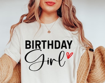 Menina de aniversário SVG PNG PDF, Feliz aniversário Svg, Camisa de aniversário Svg, É meu aniversário Svg, Arquivos de aniversário, Princesa de aniversário Svg, Aniversário Svg