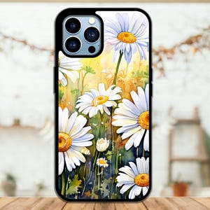 Ontwerp telefoonhoesje, zonnebloempatroon, boho-meisje, aquarel telefoonhoesje ontwerpen, ontwerpen met positieve bevestiging, positief bloemen png-bestand
