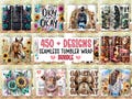Variety Pack Mega Tumbler Wrap Bundle, Bundle PNG, 20oz Sublimation Tumbler Designs, 20 oz Skinny Tumbler, Halloween Christmas Watercolor