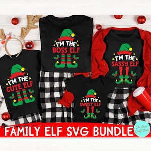 Christmas Svg Bundle, Christmas Family SVG PDF PNG, Family Christmas Svg, Commercial Use, Svg Dxf Eps Png, Elf Squad Svg, Christmas Shirt