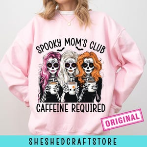 Spooky Mom png, retro halloween png, trending png, Gothic png, Bat halloween png, Mom png, Witch png, Spooky mini png, Mom Caffeine png