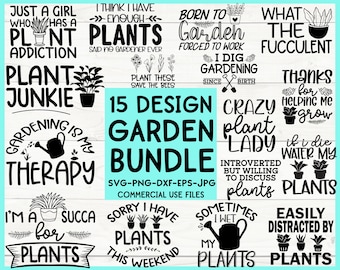 Plants Svg Bundle, Succulent Svg Bundle, Cactus Svg, Plant Puns Svg, Funny Plant Svg, Plant Svg, Houseplant Svg, Gardening Quote Svg